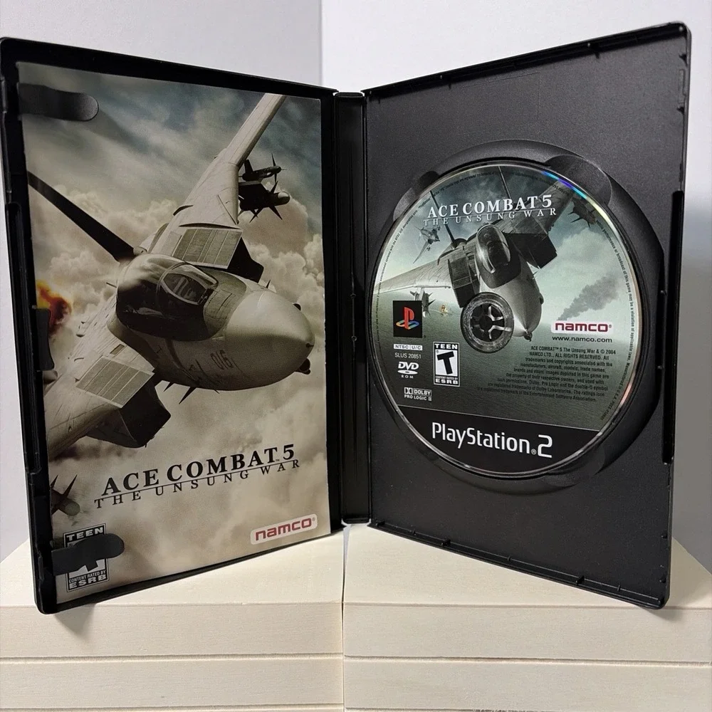 Ace Combat 5 The Unsung War & Power Drome Sony PlayStation 2 PS2 Bundle Games